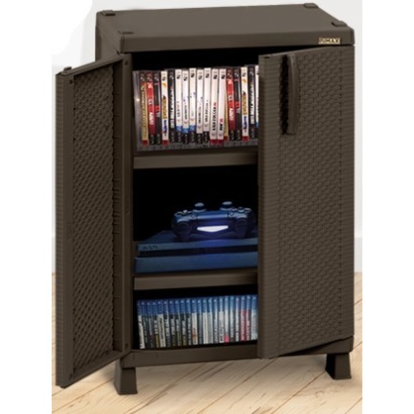 Rimax Resin Rattan Compact Cabinet 11593